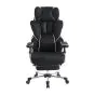 Gamingstuhl Nimbus - Abmessungen: 72,5 x 121-127 x 80 cm, Farbe: schwarz