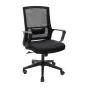 Bürostuhl Orion - Abmessungen: 56 x 101-111 x 57 cm, Farbe: schwarz