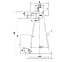 Aluminium Querträger / Profil - Querschnitt: 140 x 84 mm, Länge: 3300 mm, Farbe: anthrazit RAL 7016, Abverkauf Restposten