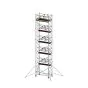 Alu Fahrgerüst Mod. E neue Norm SAFE - Breite: 1,30 m - Gerüstl.: 2,50 m, Arbeitsh.: 12,30 m