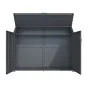 Fahrradgarage – Farbe: anthrazit, Maße: 2000 x 1000 x 1569 mm