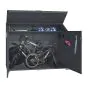 Fahrradgarage – Farbe: anthrazit, Maße: 2000 x 1000 x 1569 mm