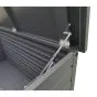 Aluminium Gartenbox - Breite: 1350 mm, Tiefe: 590 mm, Höhe: 750 mm, Rauminhalt: 424 l