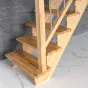 Bausatztreppe Graz - Breite: 1000 mm, Holzart: Buche lackiert