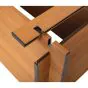 WPC Hochbeet Tina - Farbe: Holzoptik, Maße (L x B x H): 150 x 70 x 75 cm