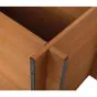 WPC Hochbeet Tina - Farbe: Holzoptik, Maße (L x B x H): 150 x 70 x 75 cm