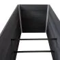 WPC Hochbeet Nina - Farbe: dunkelgrau, Maße (L x B x H): 160 x 70 x 75 cm