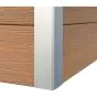 WPC Hochbeet Nina - Farbe: Holzoptik, Maße (L x B x H): 160 x 70 x 75 cm