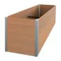 WPC Hochbeet Nina - Farbe: Holzoptik, Maße (L x B x H): 160 x 70 x 75 cm