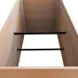WPC Hochbeet Nina - Farbe: Holzoptik, Maße (L x B x H): 160 x 70 x 75 cm