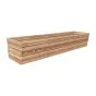 Holz Hochbeet Paula - Maße (L x B x H): 390 x 120 x 80 cm