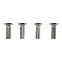 Handlauf Set Edelstahl - Länge: 200 cm, Durchmesser: 42,4 mm