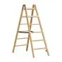 Holz Stufen Doppelleiter Mod. HST - Sprossenanzahl: 2 x 6, Länge: 1,64 m
