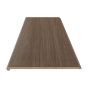 Design Stufenauflage mit Holzkern Click-System 1200 x 275 x 30 mm, 4 Stück  - Modell: PUCCINI Esche grau