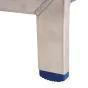 Montagetritt ohne Geländer - Stufentiefe: 240 mm, Breite: 0,6 m, Höhe: 0,4 m, Gewicht: 6,5 kg, max. Gesamtbelastung: 250 kg, max. Belastung pro Stufe: 150 kg