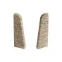 Endkappen für Sockelleiste - Modell: MONACO Eiche Dekor, Maße: 60 x 17 mm, Stück: 2