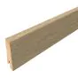Sockelleiste für Laminatboden - Modell: MONACO Eiche Dekor, Länge: 2400 mm, Höhe: 60 mm, Tiefe: 17 mm