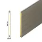 Sandwichpaneel Protect - Farbe: weißaluminium, Ausführung: beidseitig mit Sicke, Länge: 250 cm, Höhe: 48,8 cm, Profilstärke: 3,9 cm