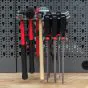 Werkzeughalter 6-fach - Hakenlänge: 115 mm, Stück: 1