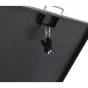 Mülltonnenbox 2-flügelig - Farbe: graualuminium, Breite: 132 cm, Höhe: 116 cm, Tiefe: 80 cm