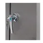 Mülltonnenbox 1-flügelig - Farbe: graualuminium, Breite: 66 cm, Höhe: 116 cm, Tiefe: 80 cm