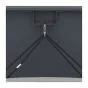Mülltonnenbox Alina 3-flügelig – Farbe: anthrazit, Breite: 80 cm, Höhe: 116 cm, Tiefe: 198,5 cm