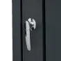 Mülltonnenbox Elis 1-flügelig Erweiterung - Farbe: anthrazit, Breite: 64 cm, Höhe: 120 cm, Tiefe: 80 cm