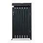 Mülltonnenbox Elis 1-flügelig Erweiterung - Farbe: anthrazit, Breite: 64 cm, Höhe: 120 cm, Tiefe: 80 cm