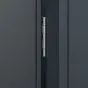 Mülltonnenbox Elis 1-flügelig erweiterbar - Farbe: anthrazit, Breite: 68 cm, Höhe: 120 cm, Tiefe: 80 cm