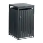 Mülltonnenbox Elis 1-flügelig erweiterbar - Farbe: anthrazit, Breite: 68 cm, Höhe: 120 cm, Tiefe: 80 cm