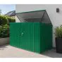 Mülltonnenbox / Gerätehaus - Farbe: grün, Länge: 2350 mm, Breite: 1000 mm, Höhe: 1300 mm 
