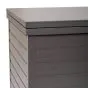 Aluminium Kissenbox Santorini – Farbe: anthrazit, Breite: 765 mm, Länge: 1625 mm, Höhe: 895 mm