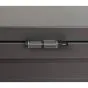 Aluminium Kissenbox Santorini – Farbe: anthrazit, Breite: 765 mm, Länge: 1625 mm, Höhe: 895 mm