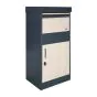 Paketkasten Mod. 50H - Farbe: anthrazit, Holzoptik