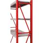 Schwerlastregal Mod. Industrie - Höhe: 2000 mm, Breite: 2005 mm, Tiefe: 500 mm