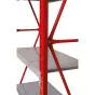 Schwerlastregal Mod. Industrie - Höhe: 2500 mm, Breite: 2005 mm, Tiefe: 500 mm