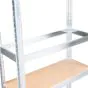 Schwerlastregal Mod. Light - Höhe: 1720 mm, Breite: 750 mm, Tiefe: 300 mm, Belastbarkeit pro Regalboden: 80 kg