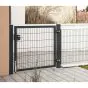 Rohrrahmenflügeltor 1-flügelig - Ausführung: anthrazit beschichtet, Höhe: 83 cm, Durchgangslichte: 175 cm