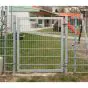 Rohrrahmenflügeltor 1-flügelig - Ausführung: verzinkt, Höhe: 123 cm, Durchgangslichte: 125 cm