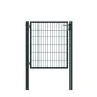 Rohrrahmentor Basic 1-flügelig - Ausführung: anthrazit beschichtet, Höhe: 123 cm, Durchgangslichte: ca. 87 cm