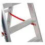 Alu-Stufen Stehleiter Mod. S30577 - Stufenanzahl: 2 x 5, Länge: 1,25 m