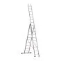 Euro-Profi Mehrzweckleiter 3-tlg. Mod. S307 - Sprossenanzahl: 3 x 10, max. Arbeitshöhe: 8,15 m