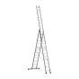 Euro-Profi Mehrzweckleiter 3-tlg. Mod. S307 - Sprossenanzahl: 3 x 13, max. Arbeitshöhe: 9,60 m