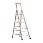 Euro-Profi Alu Stufenstehleiter Mod. S32577 - Stufenanzahl: 6, Länge: 2,15 m
