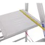 Euro-Profi Alu Podestleiter mit großem Standpodest Mod. S326