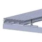 Terrassendielen Aluminium - Länge: 3000 mm, Querschnitt: 144 x 27 mm, Farbe: braun
