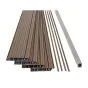 Terrassendielen AluClick – Farbe: braun, Querschnitt: 165,5 x 26,6 mm, Länge: 2,2 m