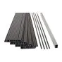 Terrassendielen AluClick – Farbe: dunkelgrau, Querschnitt: 165,5 x 26,6 mm, Länge: 2,2 m