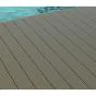 Terrassendielen AluClick – Farbe: grau, Querschnitt: 165,5 x 26,6 mm, Länge: 2,2 m