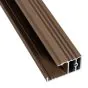 Aluminium Antrittsprofil – Farbe: braun, Länge: 2,25 m